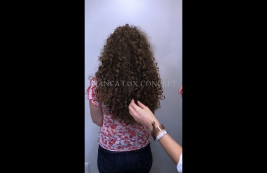 Спирально-вертикальная биозавивка на длинные волосы от Bianca Lux