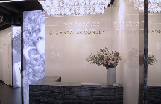 Новый дизайн интерьера в салоне BIANCA LUX CONCEPT на Сухаревской от известного архитектора Алексея Козыря