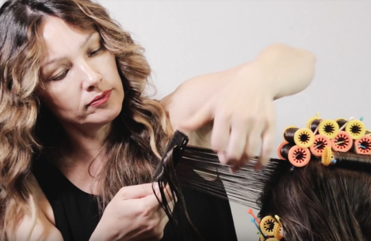 Био-завивка волос крупными локонами от Bianca Lux