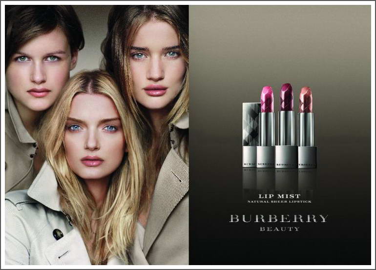 Burberry выпускает новую коллекцию помад Lip Mist