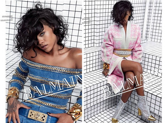 Rihanna сотрудничает с Balmain
