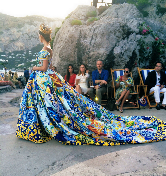 Alta Moda от Dolce & Gabbana: шоу под солнцем Капри