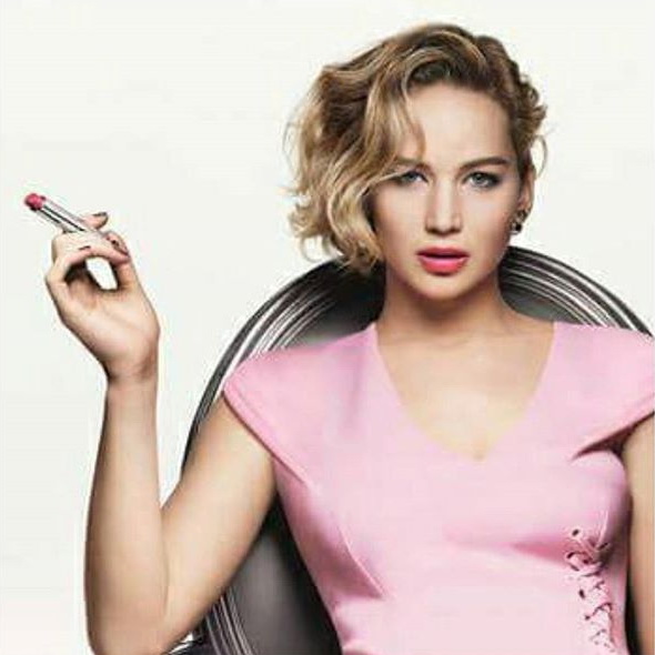 Jennifer Lawrence в кампании Dior Addict