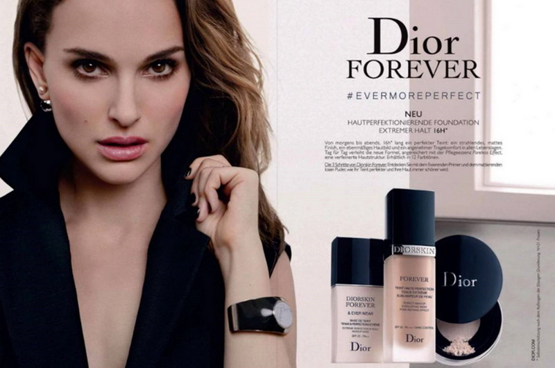 Natalie Portman в рекламной кампании DiorSkin Forever
