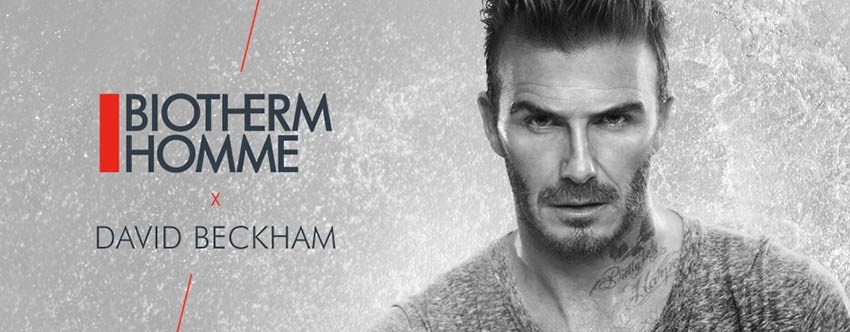 David Beckham - лицо марки Biotherm
