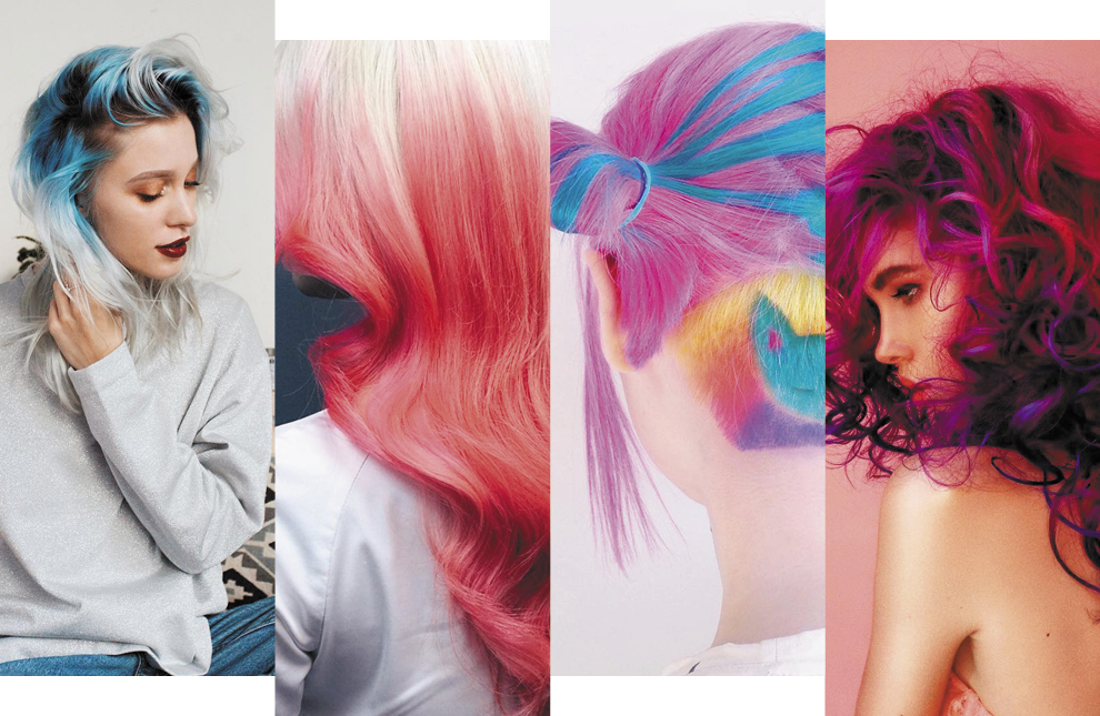 Разноцветные волосы: вы должны это попробовать!