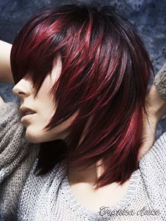 Стрижки на длинные рыжие волосы